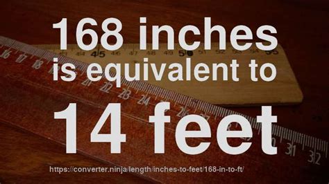 168 Inches Is How Many Feet