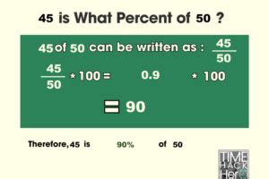 45 Is What Percent Of 200