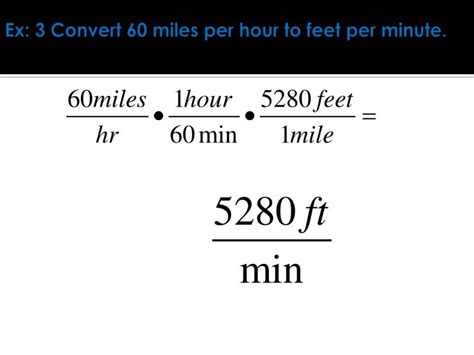 60 Miles Per Hour Is How Many Feet Per Second