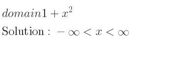 Domain Of 1 X 2 1