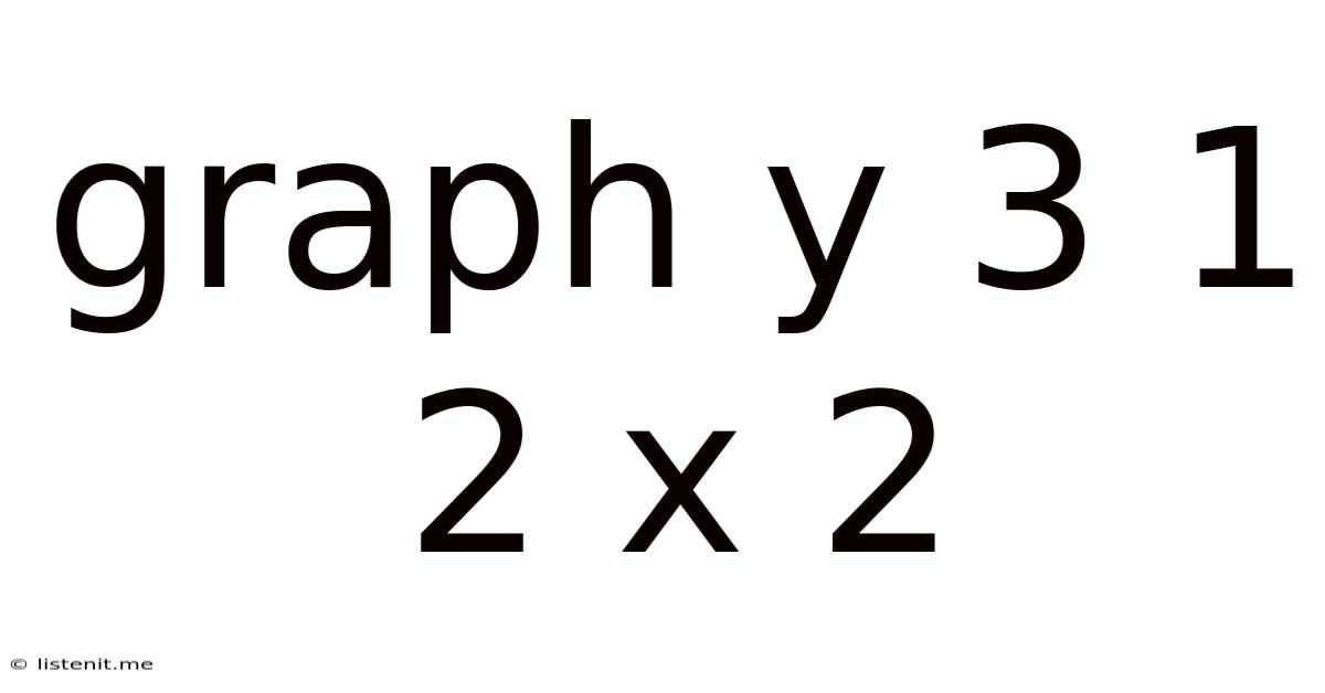 Graph Y 3 1 2 X 2