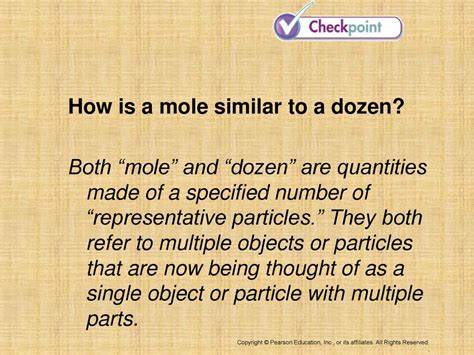 How Are A Mole And A Dozen Similar