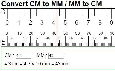 How Many Millimeters In 6 Centimeters