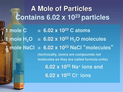 How Many Particles In A Mole