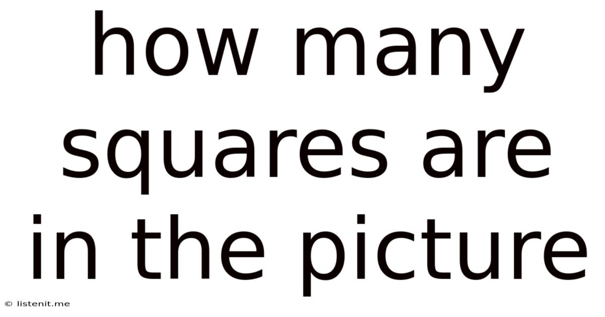How Many Squares Are In The Picture
