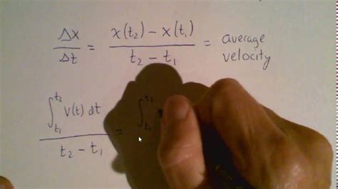 How To Find The Average Velocity Calculus