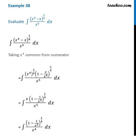 Integral Of X 4 X 1