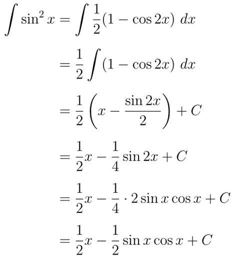 Integral Of X Sin 2x Dx