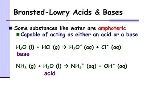 Is Alcohol A Acid And A Base Bronsted