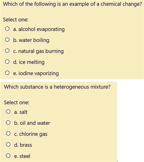 Is Alcohol Evaporating A Chemical Change