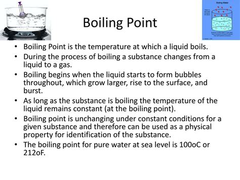 Is Boiling Point A Chemical Or Physical Property