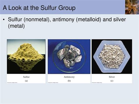 Is Sulfur A Nonmetal Metal Or Metalloid