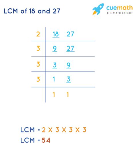 Least Common Multiple Of 18 And 27