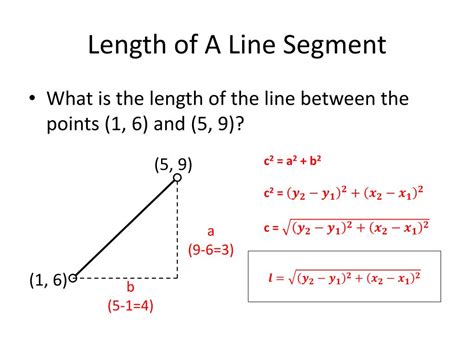 Length Of A Line Segment Formula