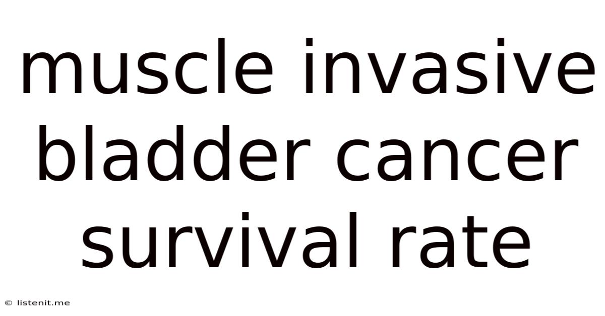 Muscle Invasive Bladder Cancer Survival Rate
