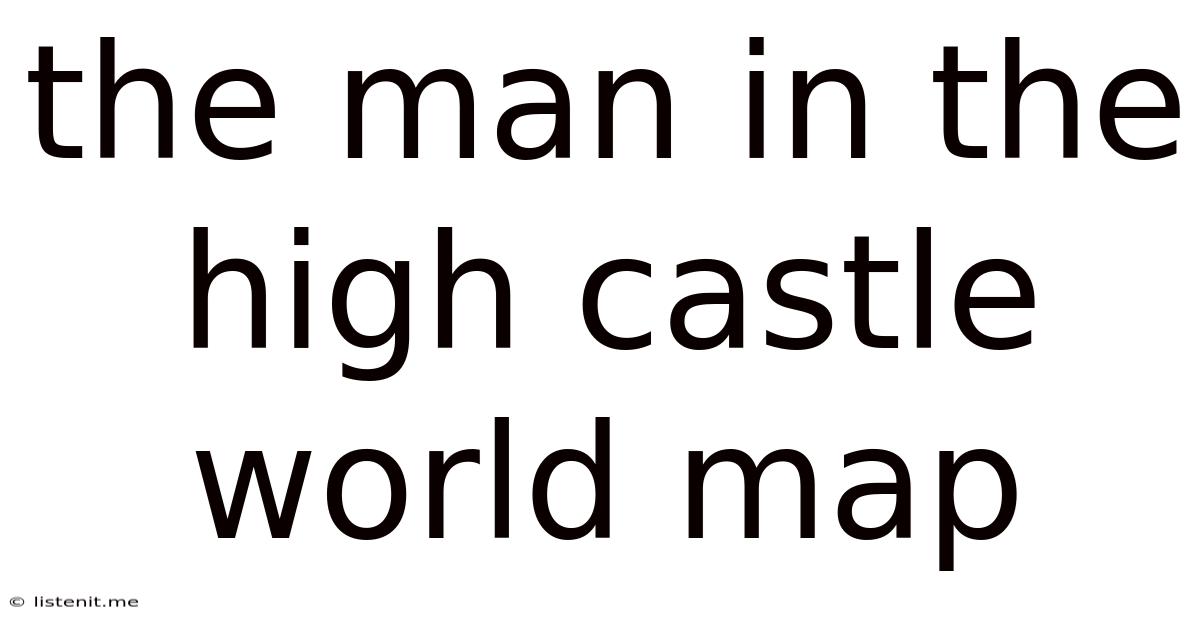 The Man In The High Castle World Map