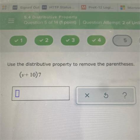 Using The Distributive Property To Remove Parentheses