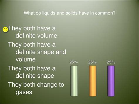 What Do Solids And Liquids Have In Common