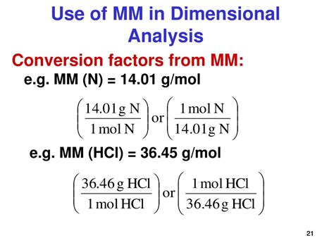 What Does M/m Mean In Chemistry