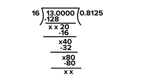 What Is 13/16 As A Decimal