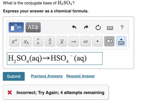 What Is The Conjugate Base Of H2so4