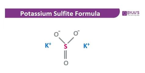 What Is The Correct Formula For Potassium Sulfite