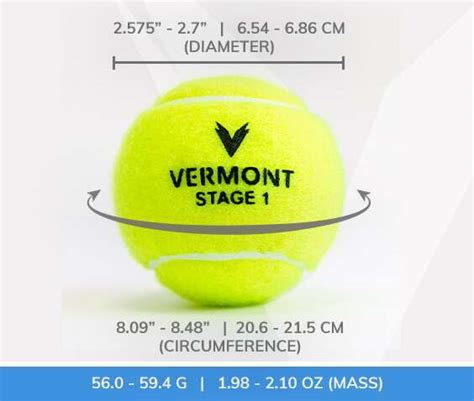 What Is The Diameter Of A Tennis Ball