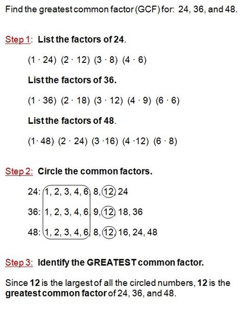 What Is The Greatest Common Factor Of 36 And 90