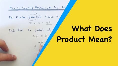 What Is The Product Of And