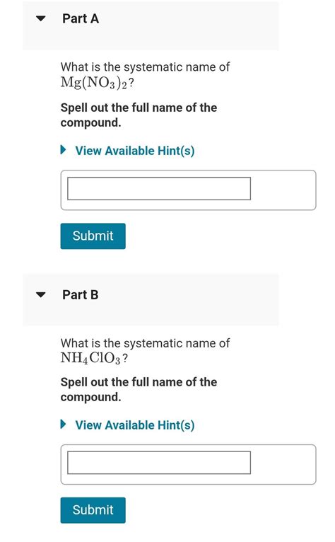 What Is The Systematic Name For Mg No3 2