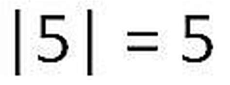 What's The Absolute Value Of 5