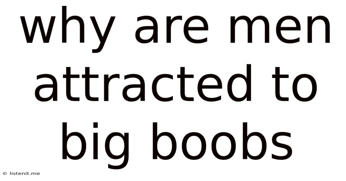 Why Are Men Attracted To Big Boobs