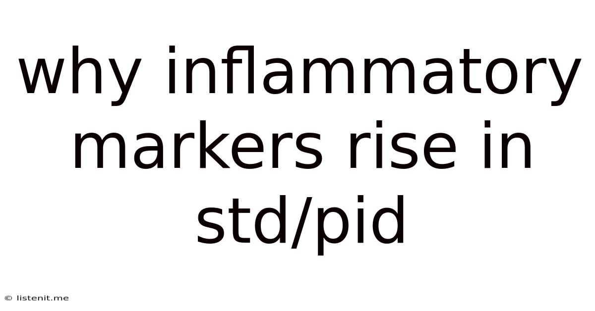 Why Inflammatory Markers Rise In Std/pid