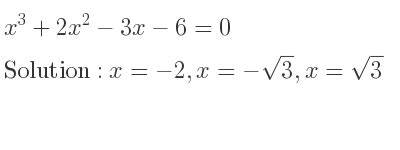 X 3 2x 2 3x 6