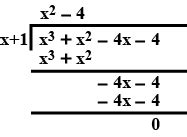 X 3 X 2 4x 4