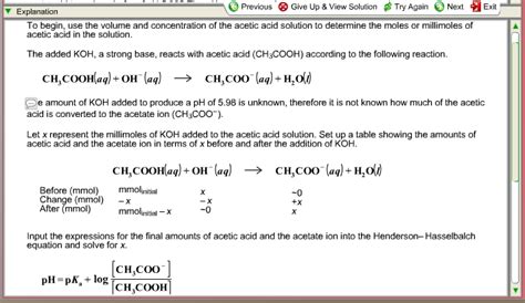 You Need To Prepare An Acetate Buffer Of Ph